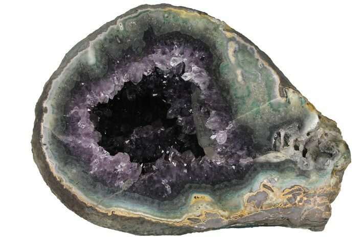 Wide, Purple Amethyst Geode - Uruguay #123832